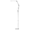 Lampe Esthétique sur Pied et Intensité et Couleur Réglables Yoga 22W Argent