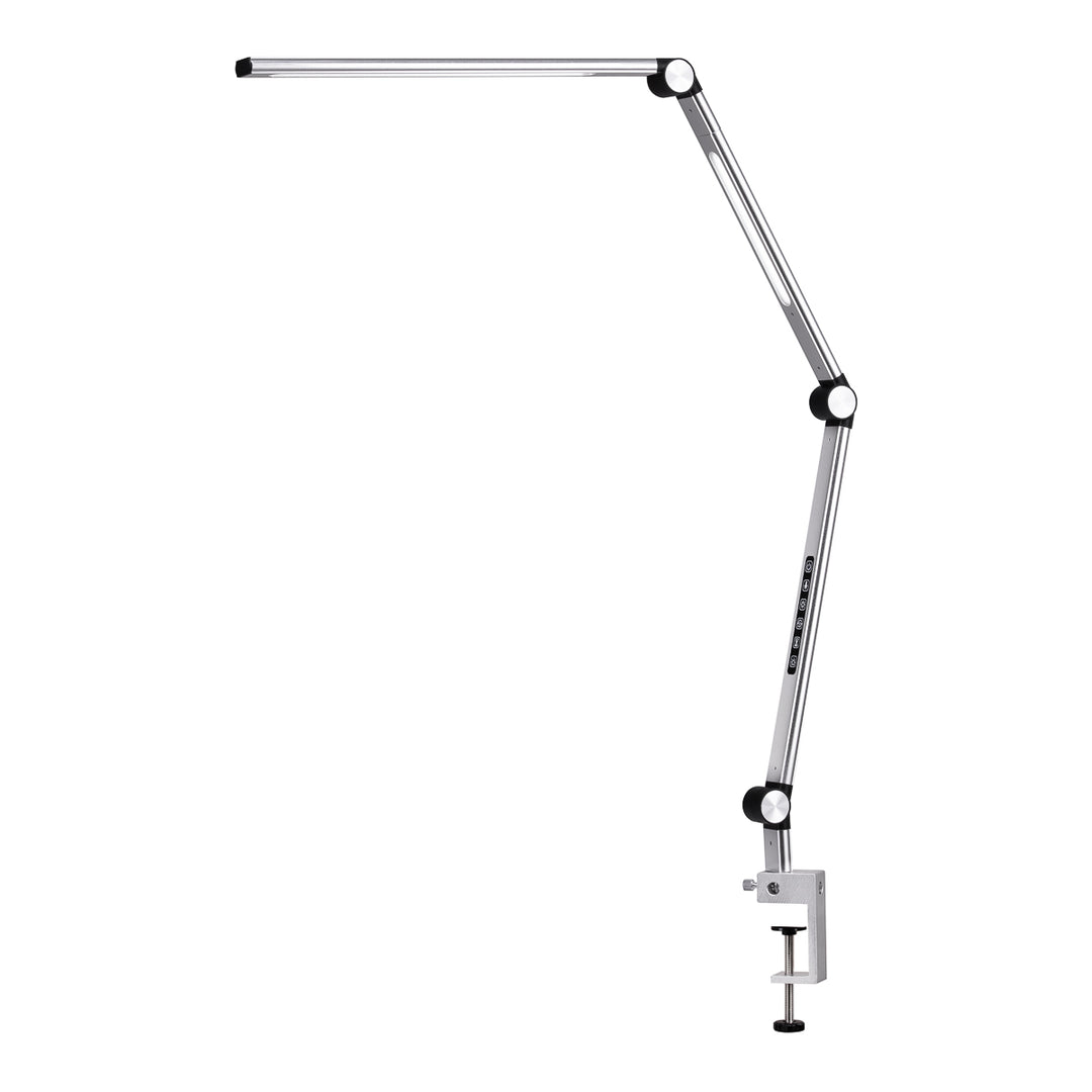 Lampe Esthétique sur Pied et Intensité et Couleur Réglables Yoga 22W Argent - image 2
