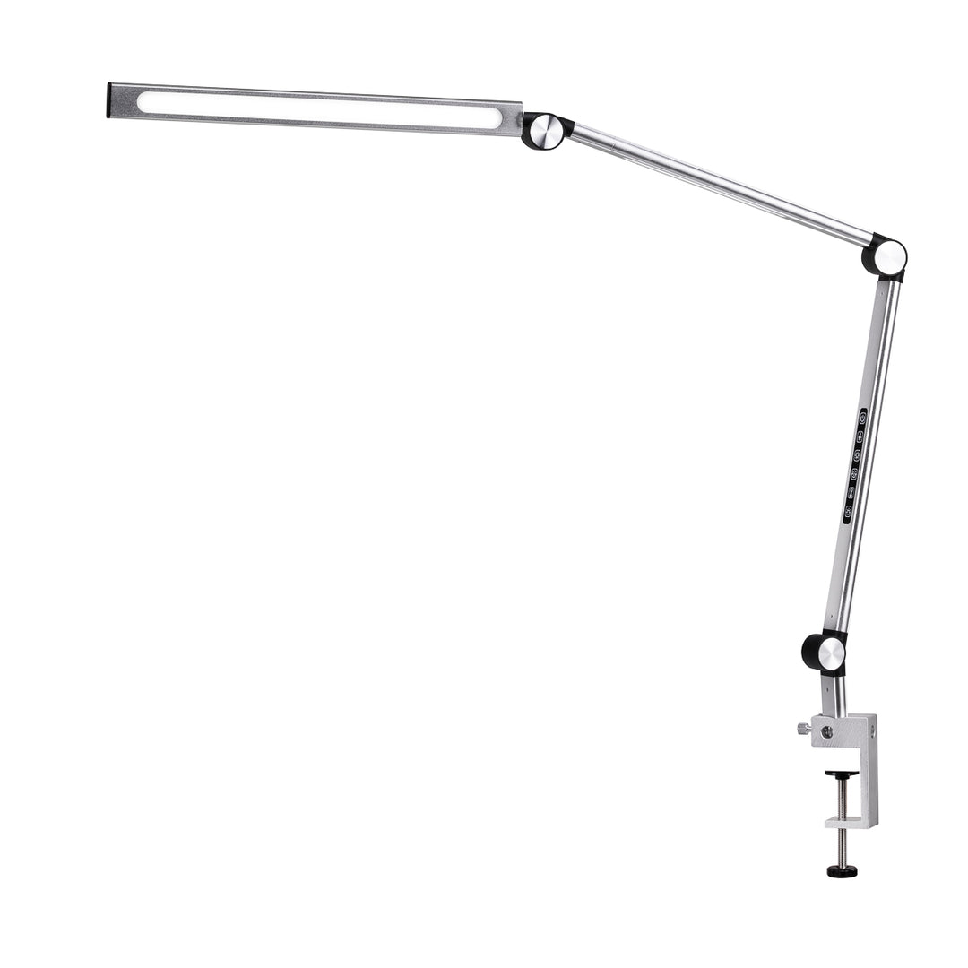 Lampe Esthétique sur Pied et Intensité et Couleur Réglables Yoga 22W Argent - image 4