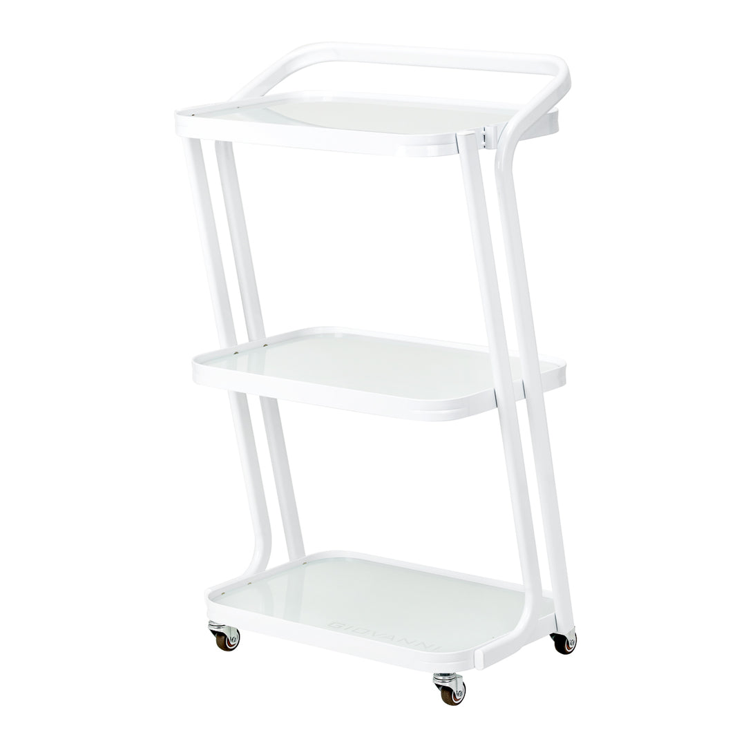 Chariot de Service Cosmétique Giovanni H6701 Blanc