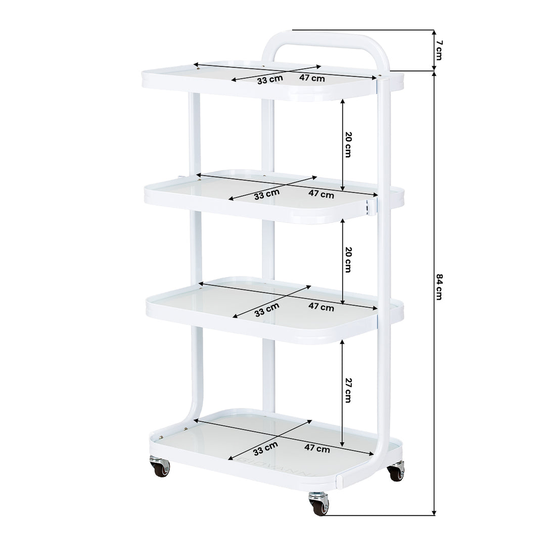 Chariot de Service Cosmétique Giovanni H6702 Blanc - image 9