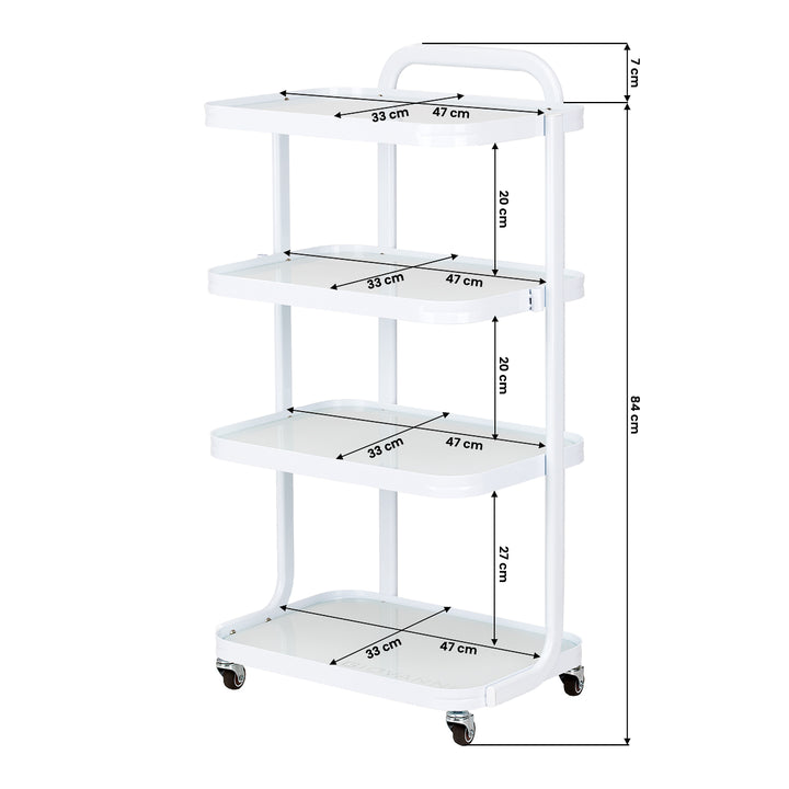 Chariot de Service Cosmétique Giovanni H6702 Blanc - image 9