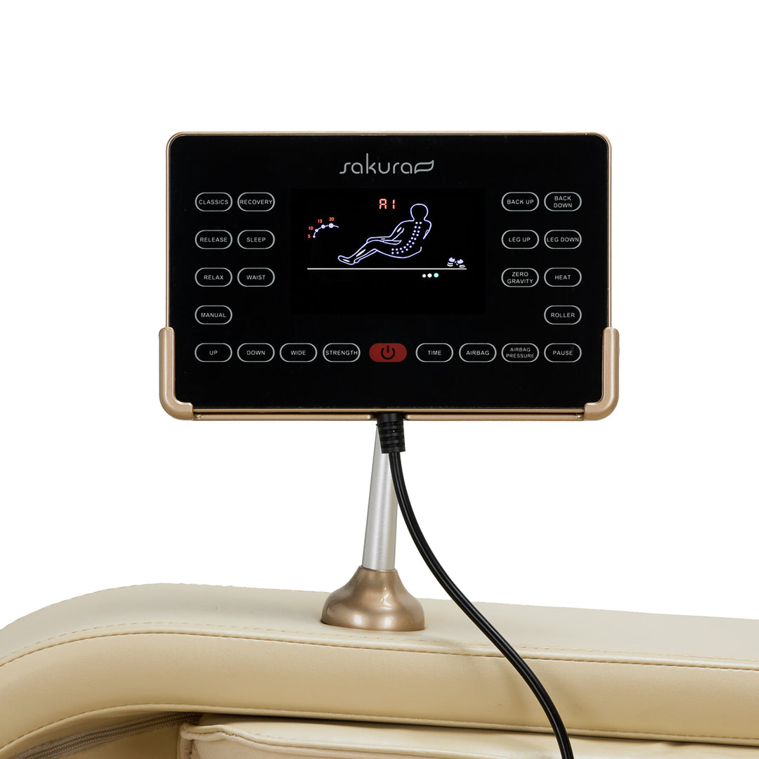Fauteuil Massant Électrique Sakura Comfort Plus 806 Beige-Marron - image 15