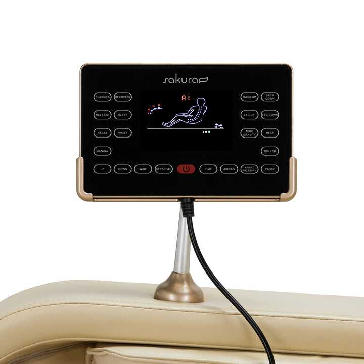 Fauteuil Massant Électrique Sakura Comfort Plus 806 Beige-Marron - image 15
