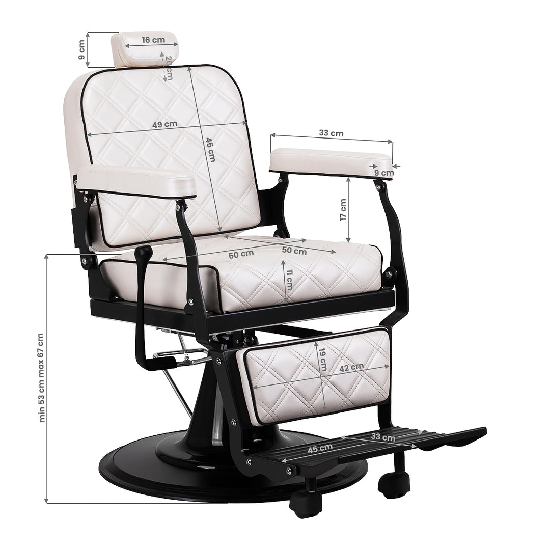 Fauteuil Barbier Gabbiano Carlos Extra Perlé - image 18