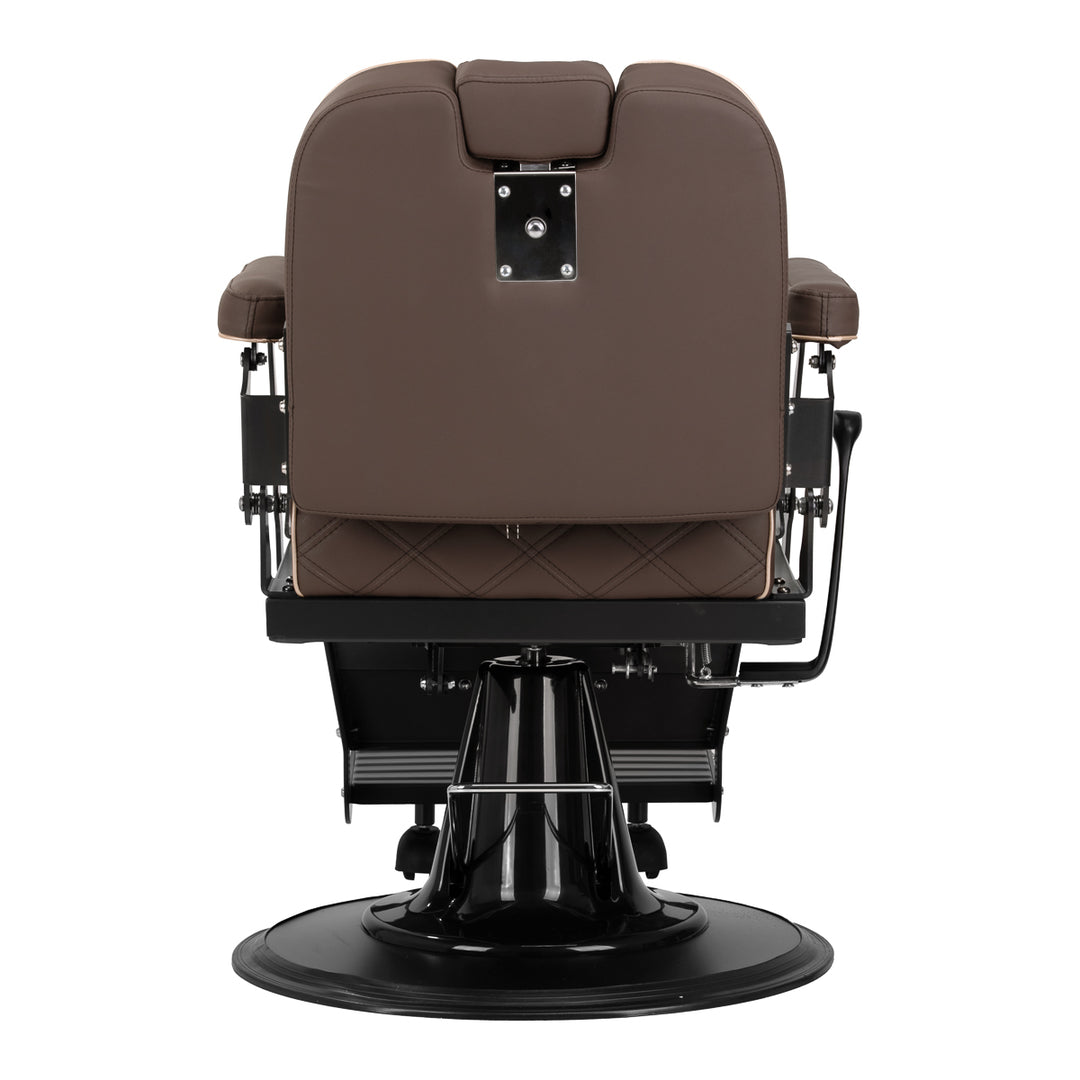 fauteuil de barbier gabbiano carlos marron 3