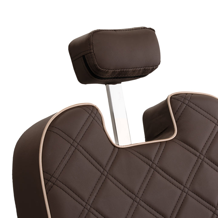 fauteuil de barbier gabbiano carlos marron 10