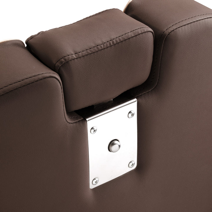 fauteuil de barbier gabbiano carlos marron 11