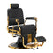 Fauteuil Barbier Gabbiano Leonardo Or Noir