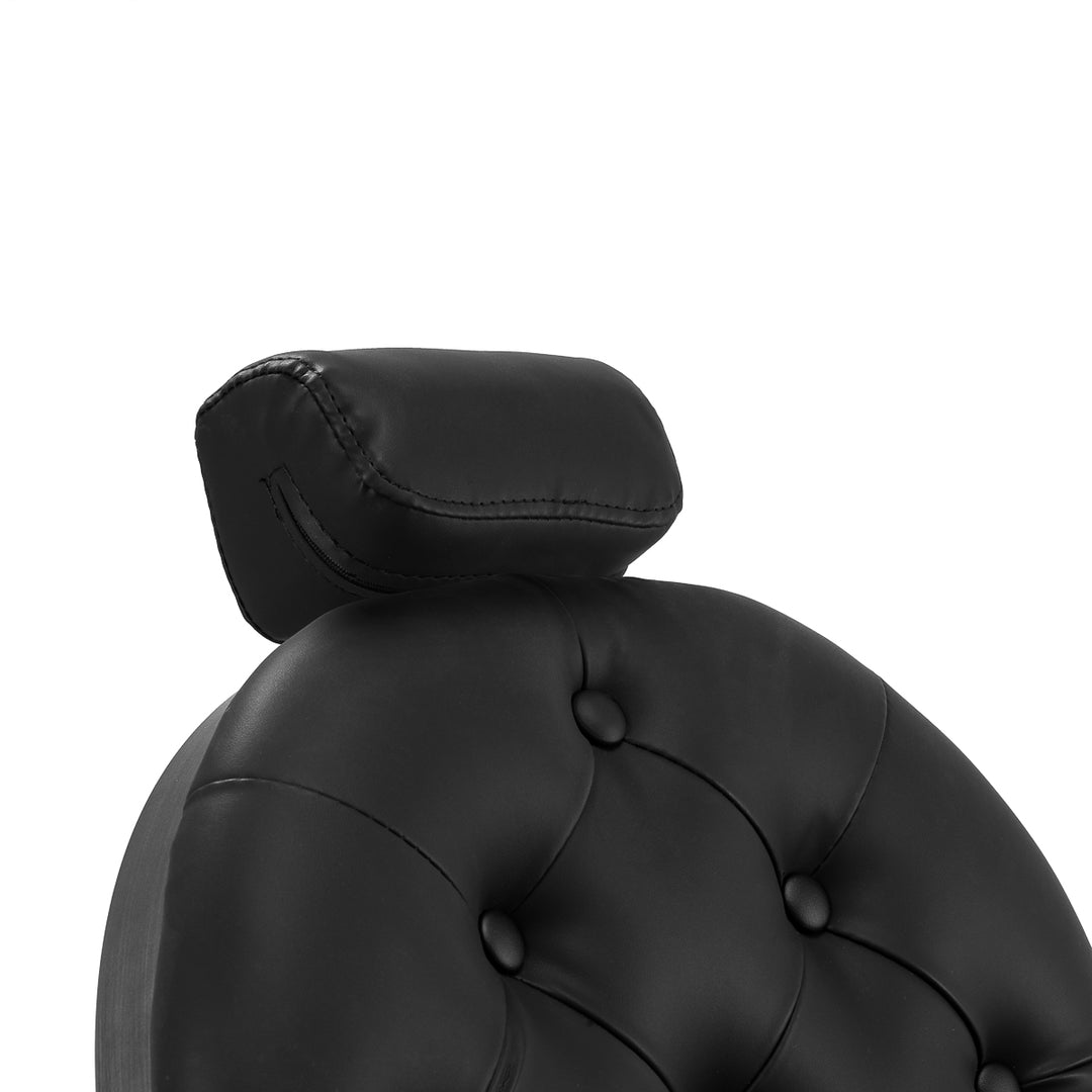 Fauteuil de barbier Gabbiano Niccolo Noir