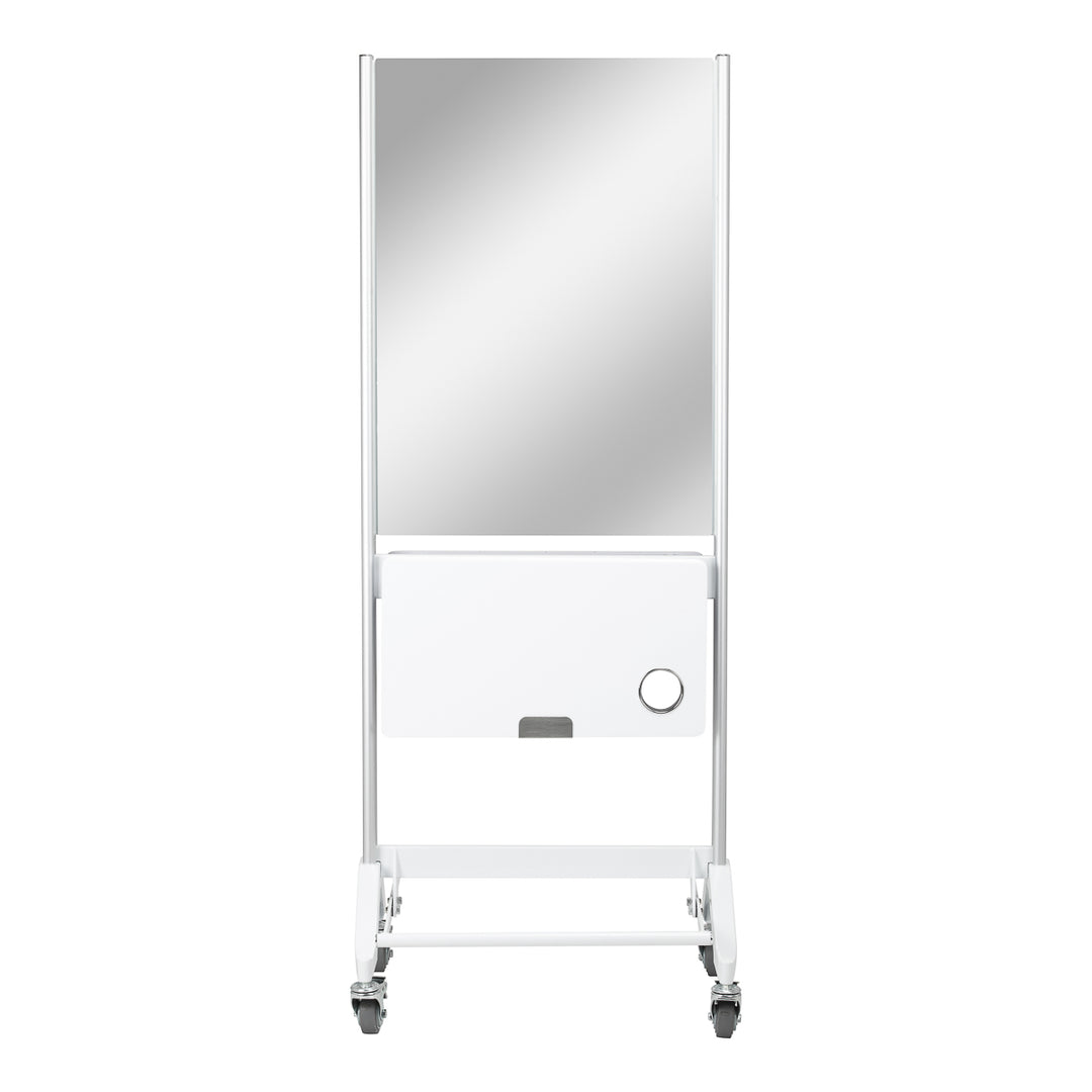 Poste de Coiffure Mobile Gabbiano Double face MI-03 Blanc - image 3