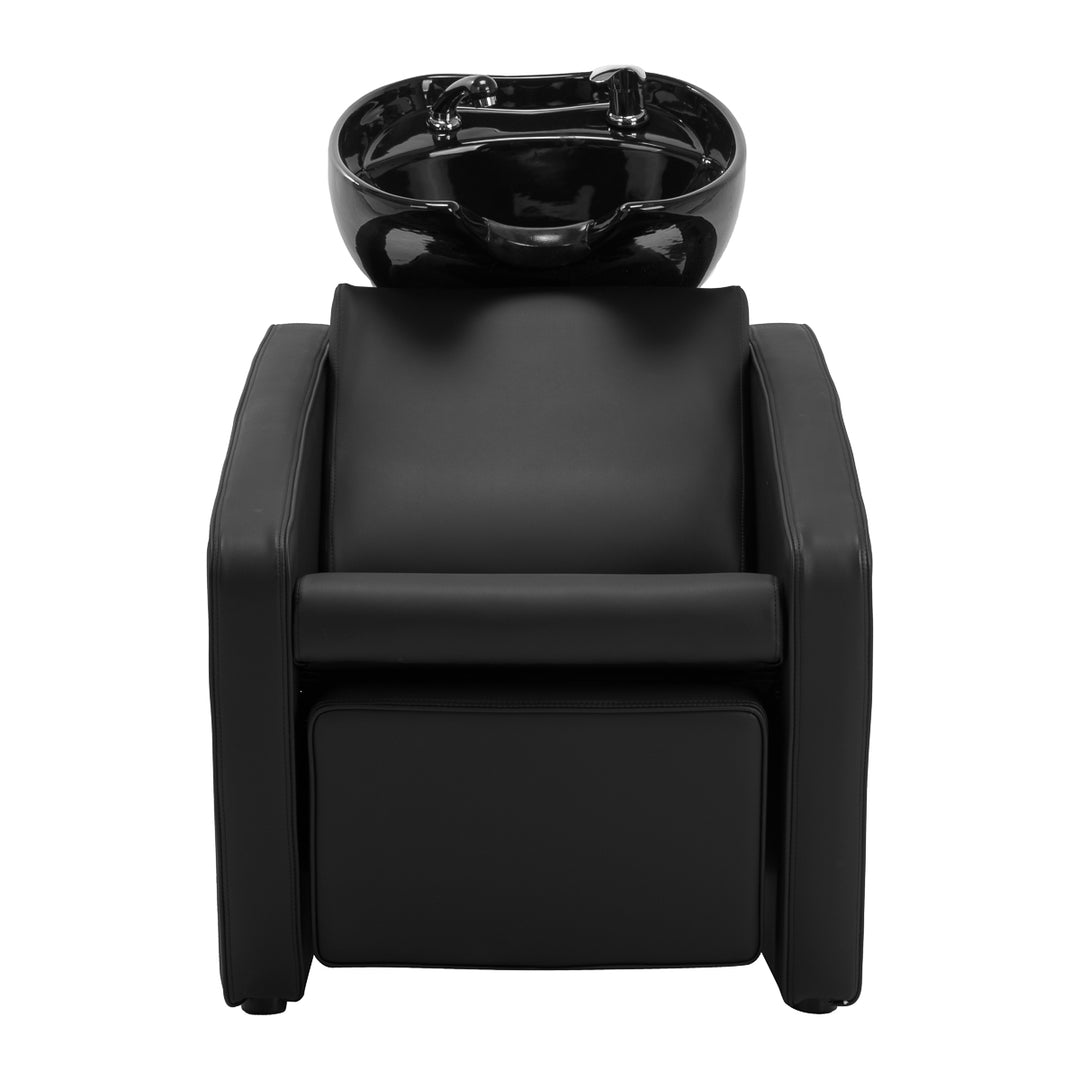 Unité de Lavage Gabbiano Emma avec Repose-jambes Électrique Noir 2