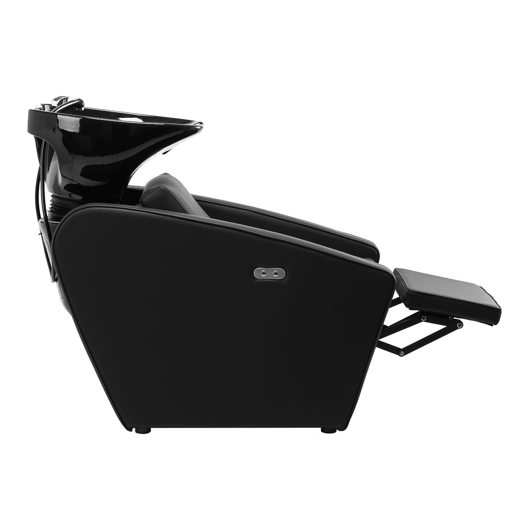 Unité de Lavage Gabbiano Emma avec Repose-jambes Électrique Noir 5