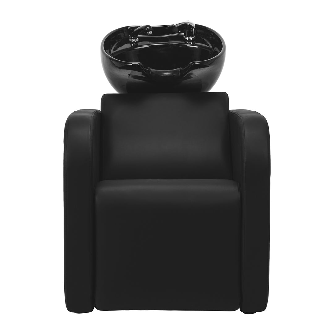 Unité de Lavage Gabbiano Sylvia avec Repose-jambes Électrique Noir 4