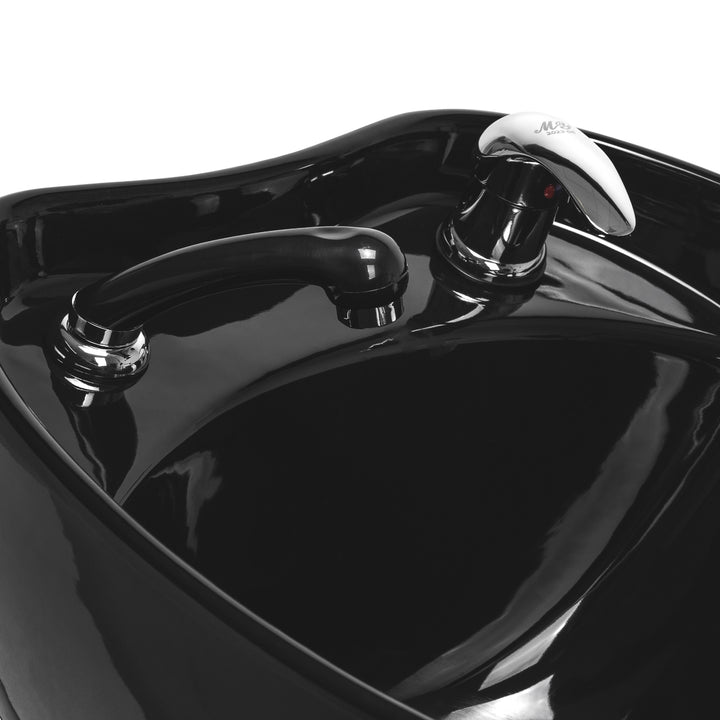 Unité de Lavage Gabbiano Sylvia avec Repose-jambes Électrique Noir 11