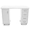 Table Manucure 2027 Blanc avec Roulettes