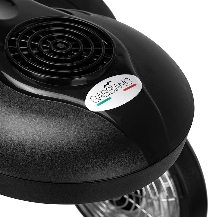 Casque Sèche-Cheveux Mural Gabbiano GD-505W Infrarouge Noir
