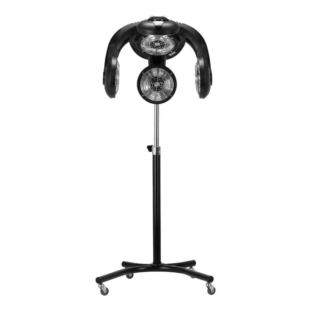 Casque Sèche-Cheveux sur Pied Gabbiano GL-505S Infrazon Noir