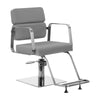 Fauteuil de Coiffeur Gabbiano Gris Noir SM