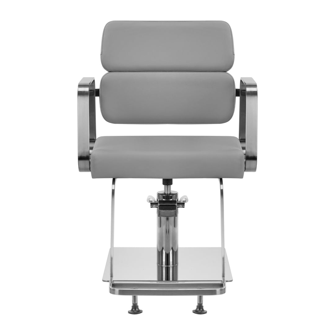 Fauteuil de Coiffeur Gabbiano Gris Noir SM