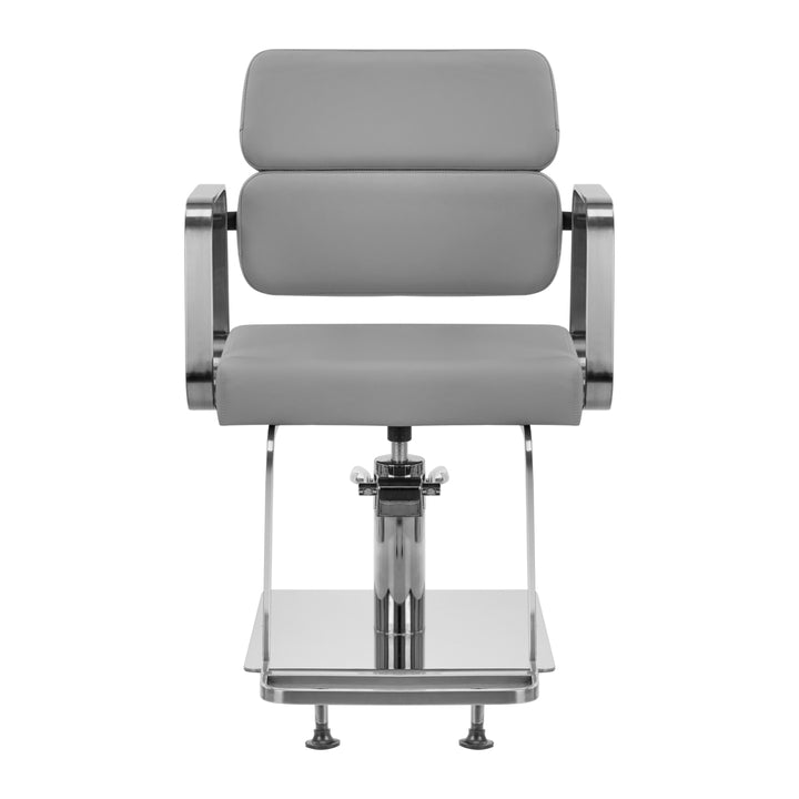 Fauteuil de Coiffeur Gabbiano Gris Noir SM