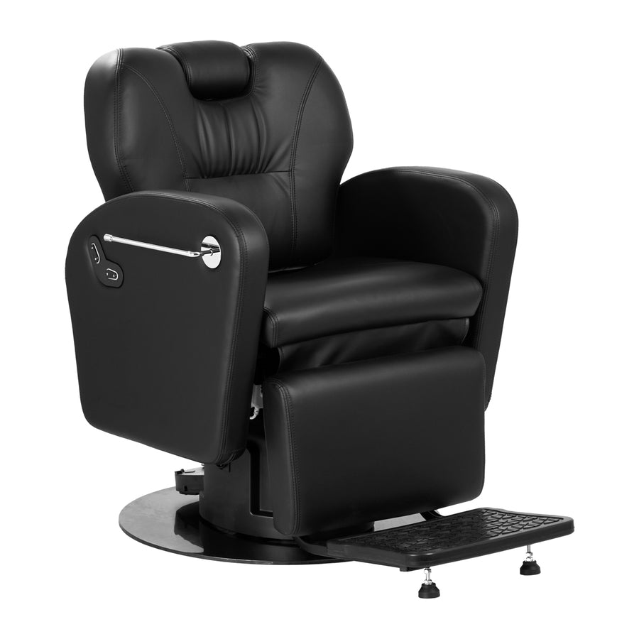 Fauteuil de barbier Électrique Gabbiano Baron Noir 1