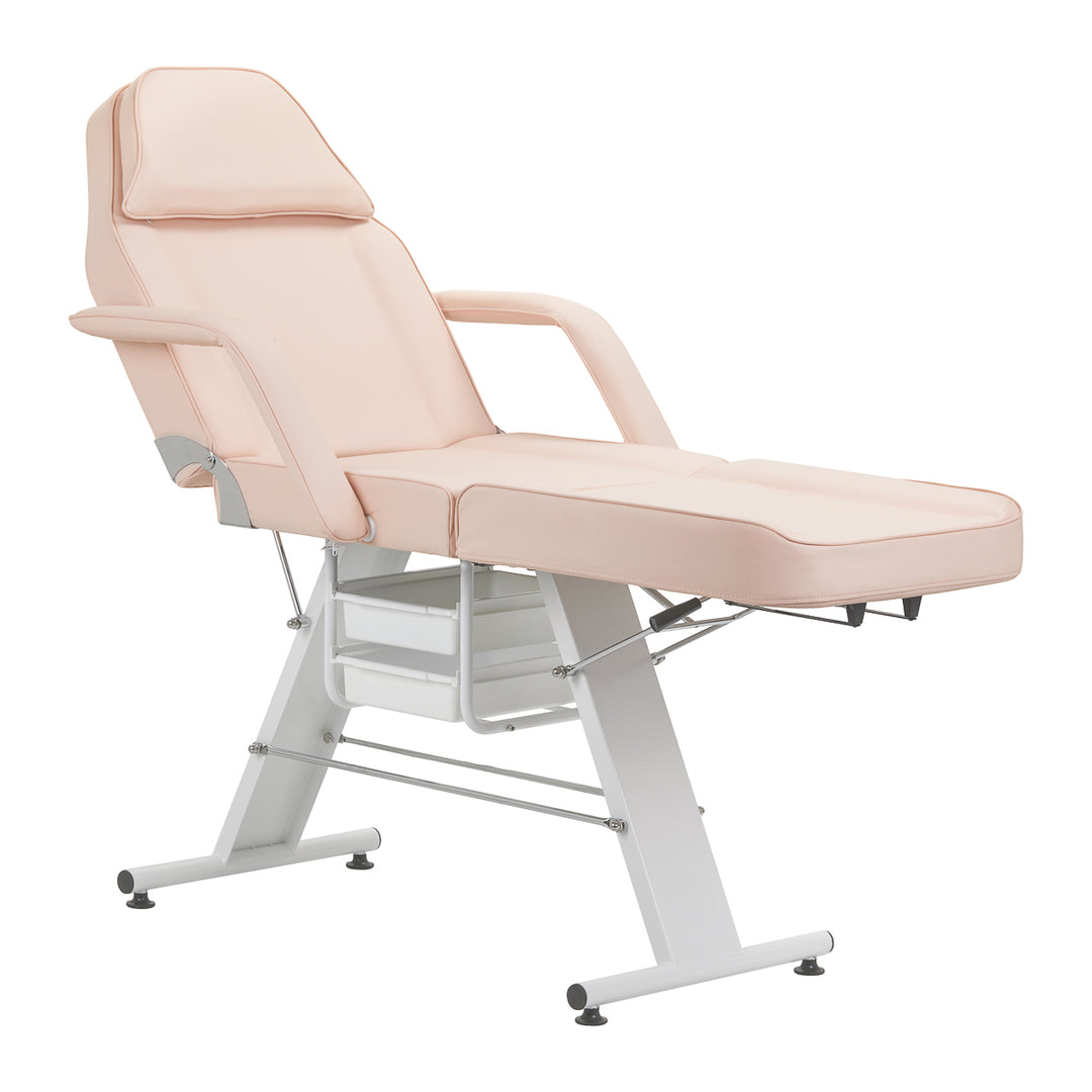 Fauteuil Esthétique Basic 202 avec Cuvettes Rose