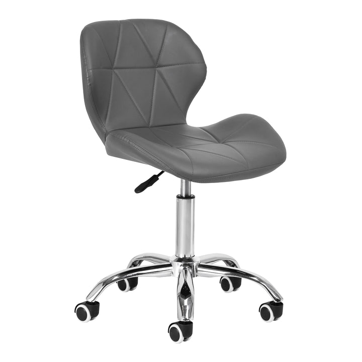 Chaise de Salon à Roulettes Réglable 4Rico QS-06 Gris