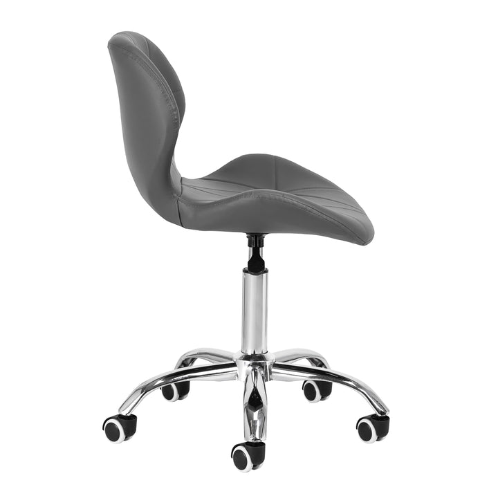 Chaise de Salon à Roulettes Réglable 4Rico QS-06 Gris - image 2