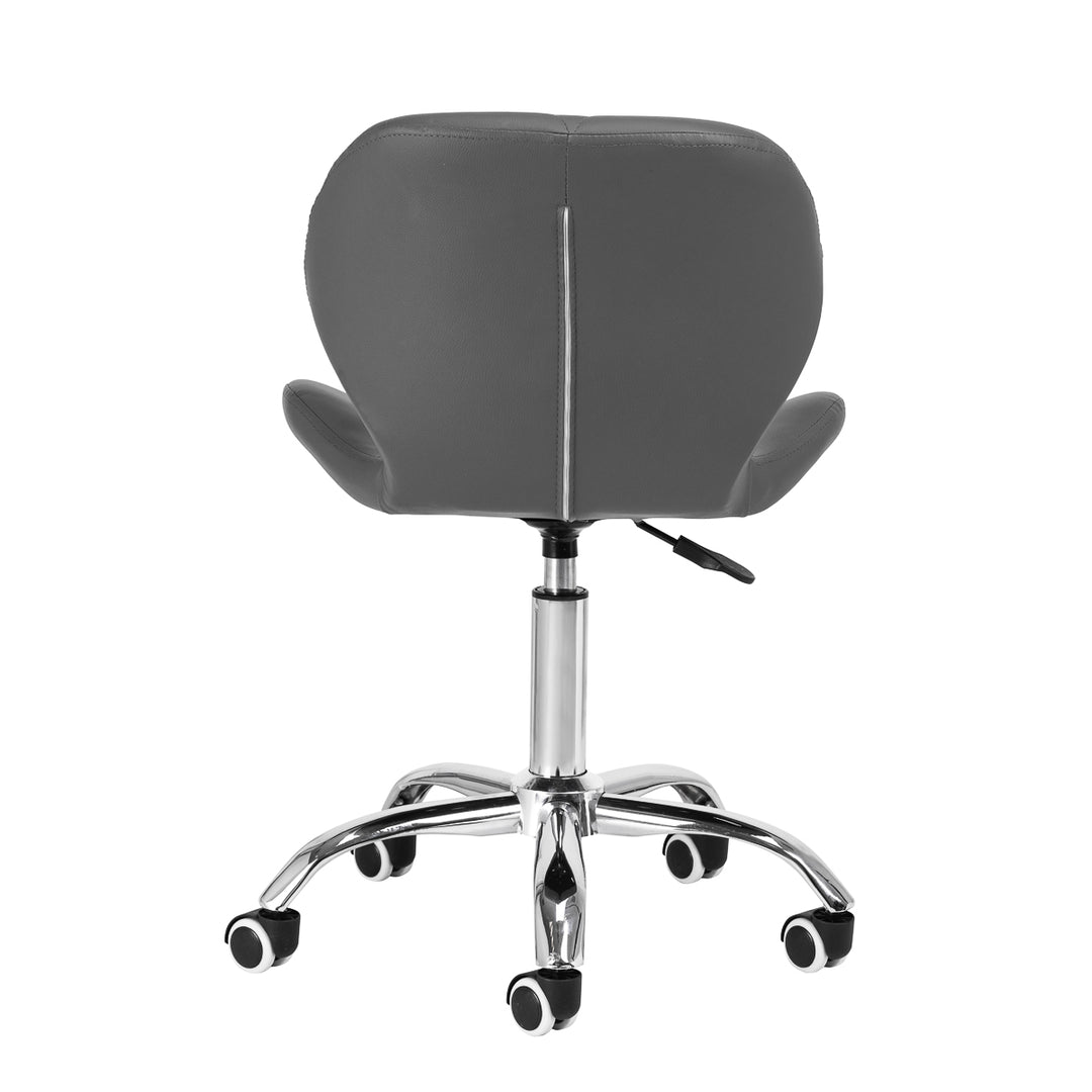 Chaise de Salon à Roulettes Réglable 4Rico QS-06 Gris - image 4