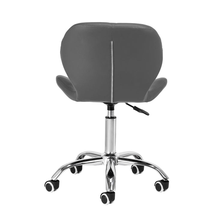 Chaise de Salon à Roulettes Réglable 4Rico QS-06 Gris - image 4