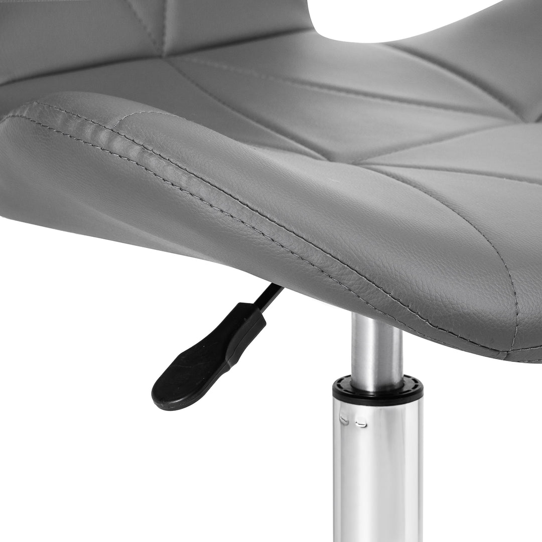 Chaise de salon avec roulettes réglable 4Rico QS-06 Gris