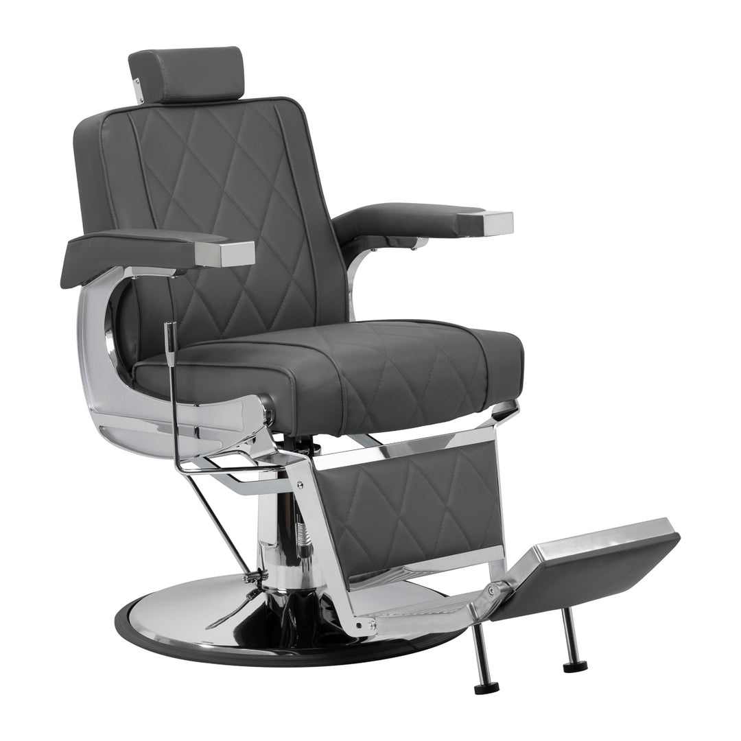 Fauteuil Barbier Hair System BM88066 Gris