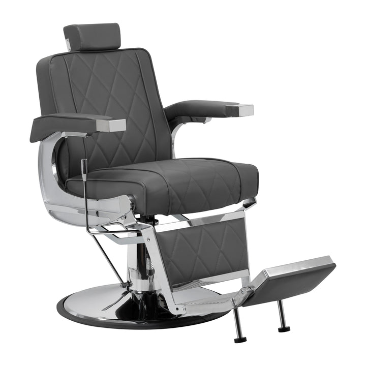 Fauteuil Barbier Hair System BM88066 Gris