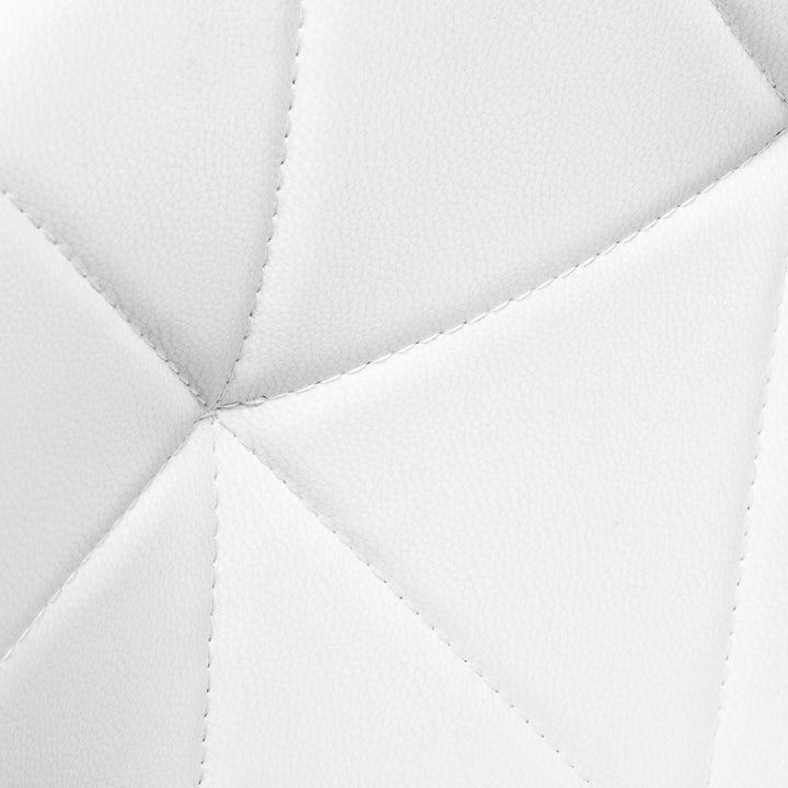 Chaise de Salon à Roulettes Réglable 4Rico QS-06 Or-Blanc - image 5