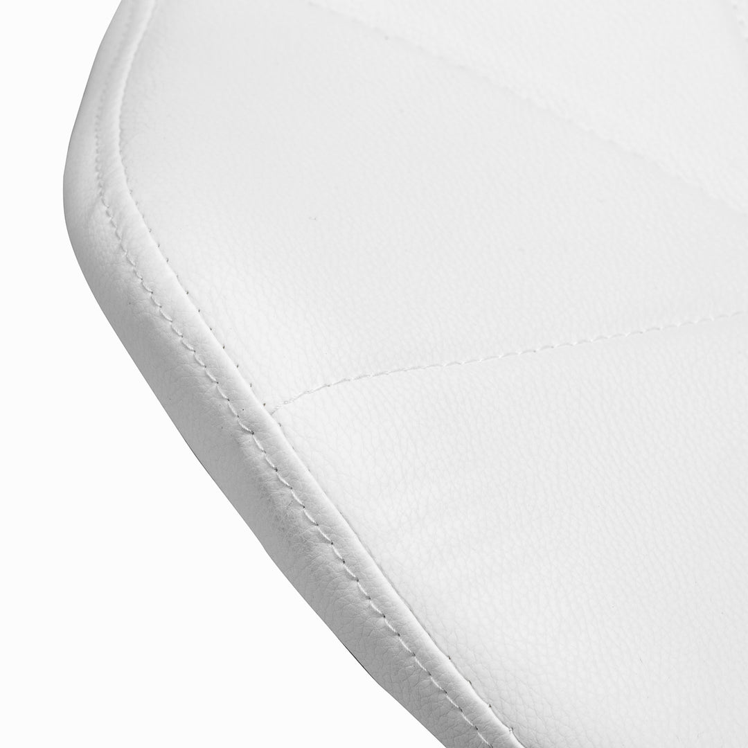 Chaise de Salon à Roulettes Réglable 4Rico QS-06 Or-Blanc - image 6