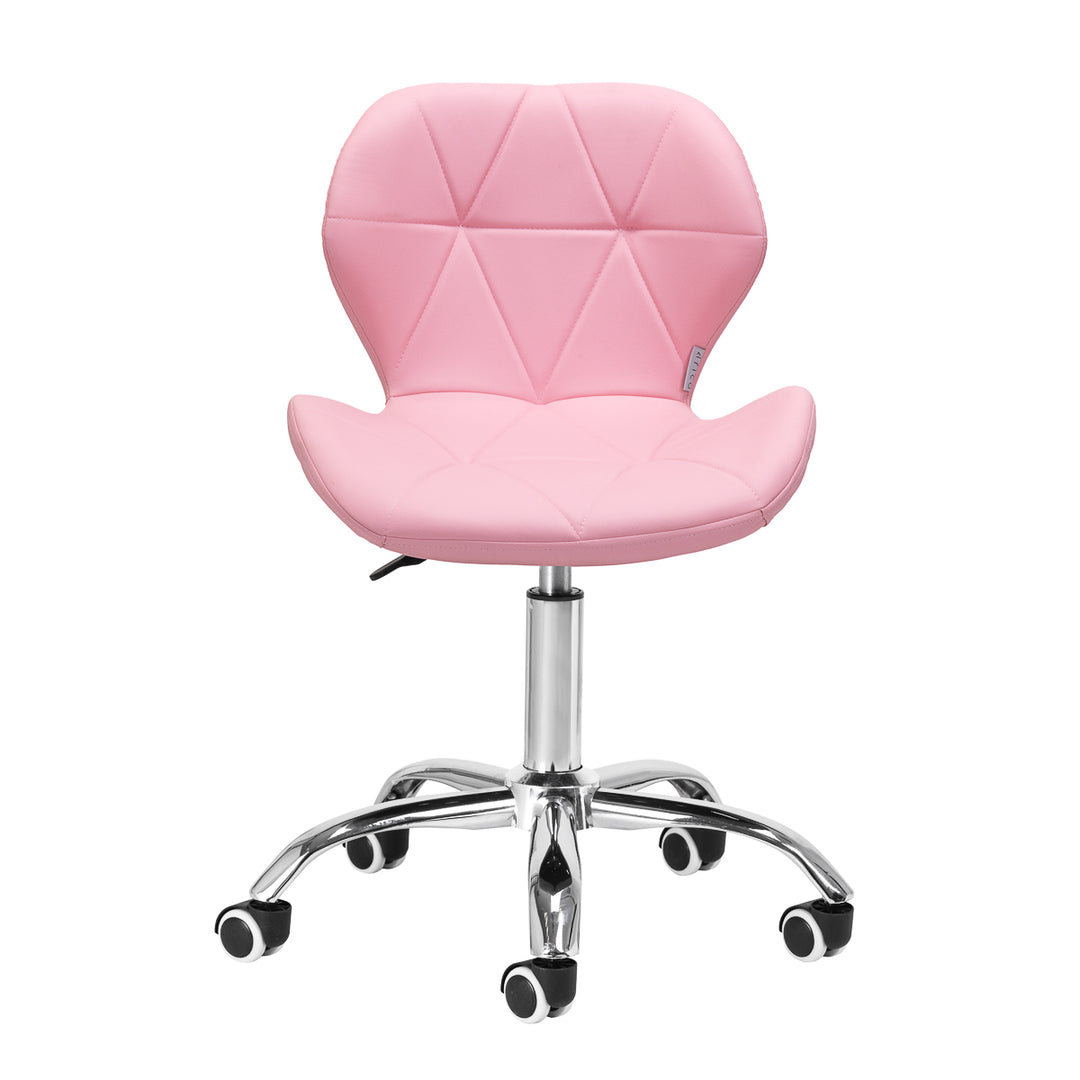 Chaise de salon avec roulettes réglable 4Rico QS-06 Rose