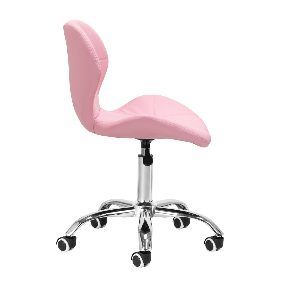 Chaise de salon avec roulettes réglable 4Rico QS-06 Rose