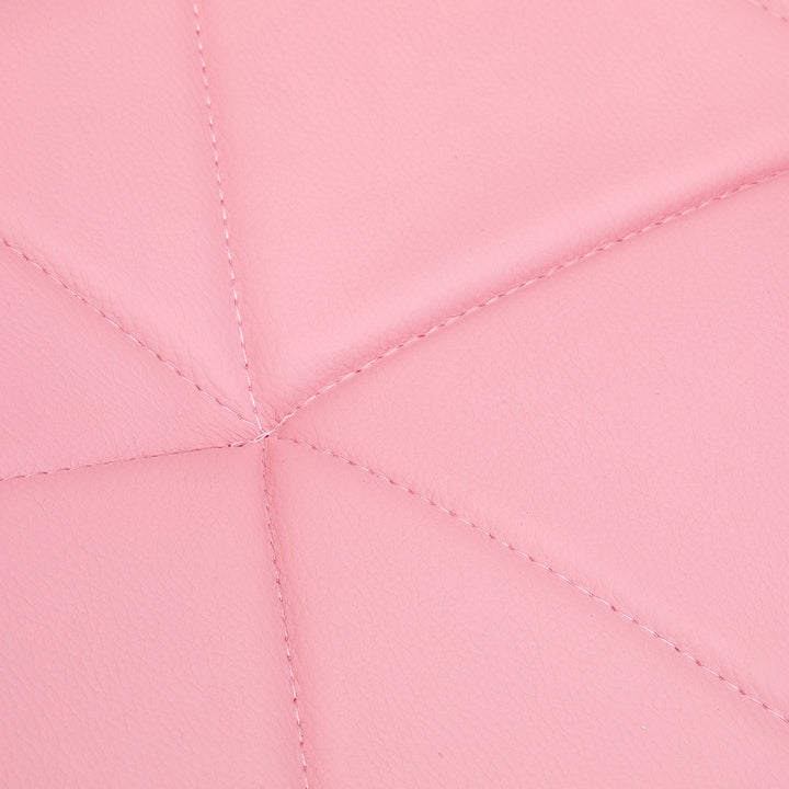 Chaise de Salon à Roulettes Réglable 4Rico QS-06 Rose - image 6