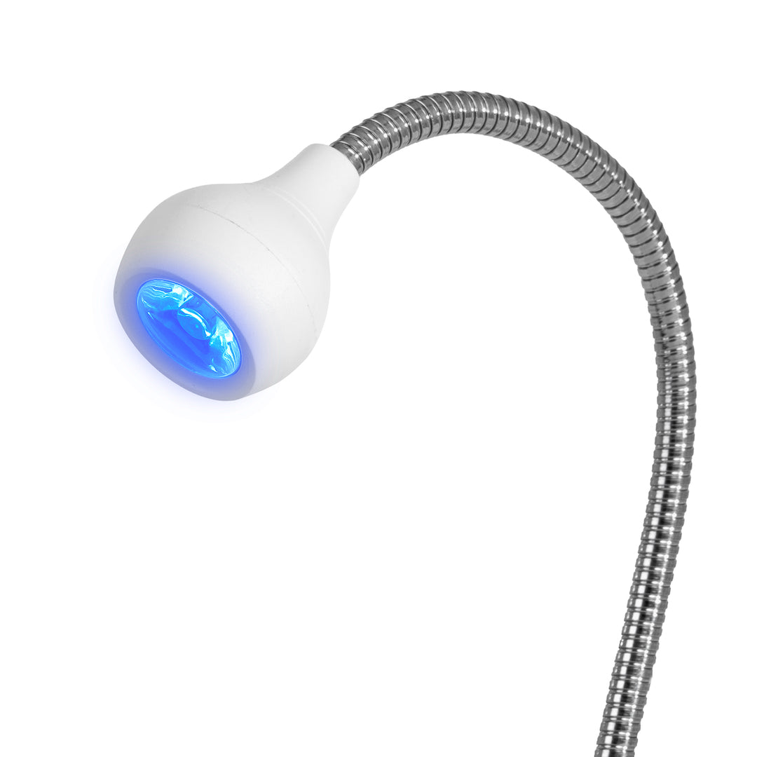 Lampe UV avec Pince Glow Snake Blanc - image 2