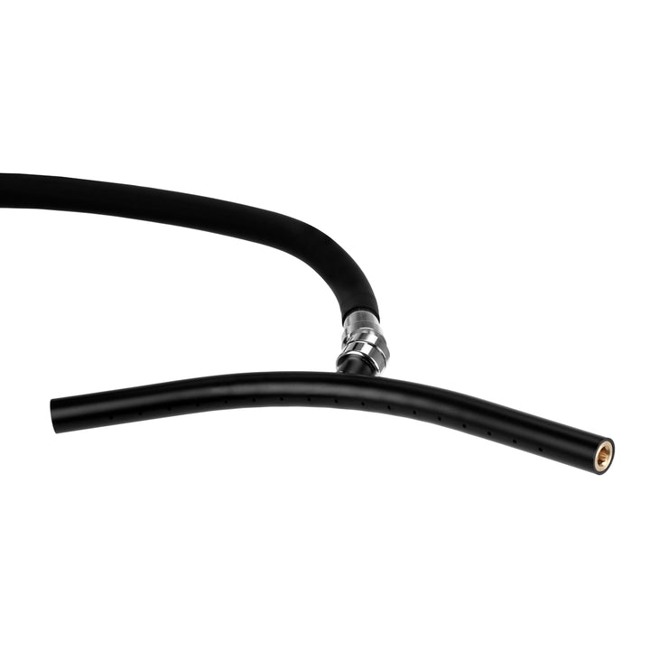 Robinet avec Douche Pluie pour Bac Coiffeur Gabbiano Chrome-Noir - image 4