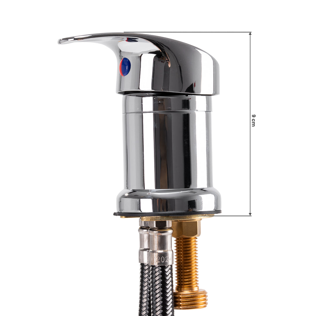 Robinet avec Douche Cascade pour Bac Coiffeur Gabbiano Chrome-Noir - image 9