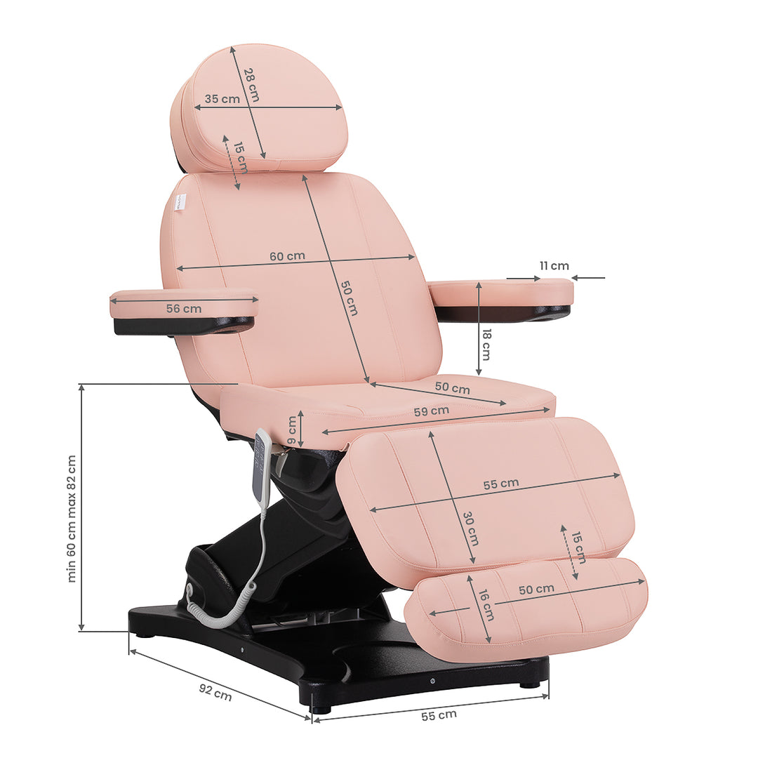 Fauteuil Esthétique Électrique Classic 3 Moteurs Rosa - image 18