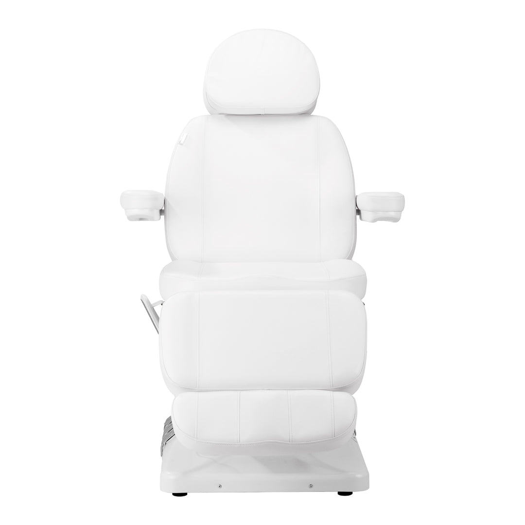Fauteuil Esthétique Électrique Sillon Luxury à 3 Moteurs Blanc + Pédale 2