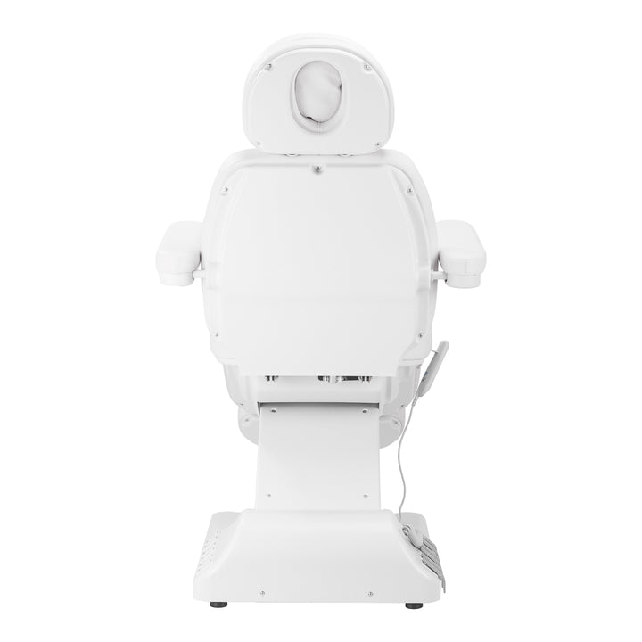 Fauteuil Esthétique Électrique Sillon Luxury à 3 Moteurs Blanc + Pédale 3