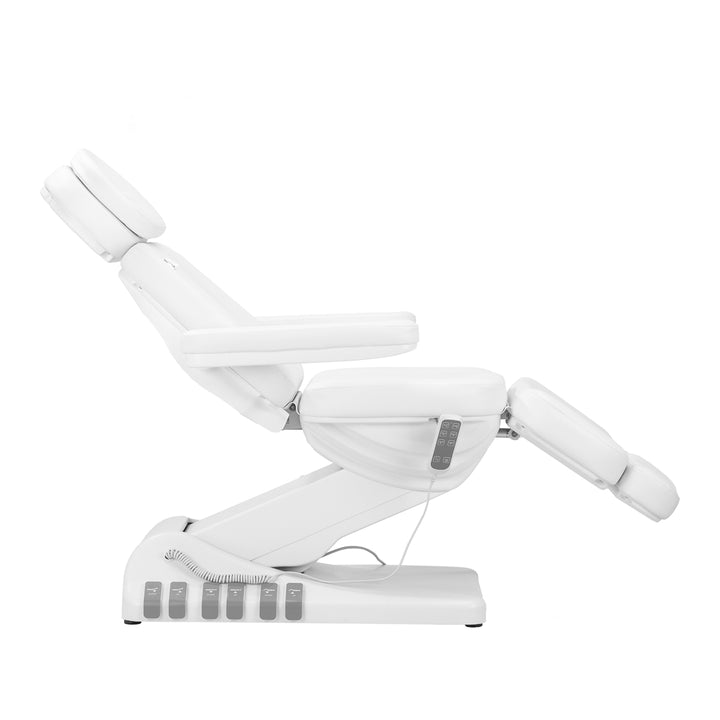 Fauteuil Esthétique Électrique Sillon Luxury à 3 Moteurs Blanc + Pédale 5