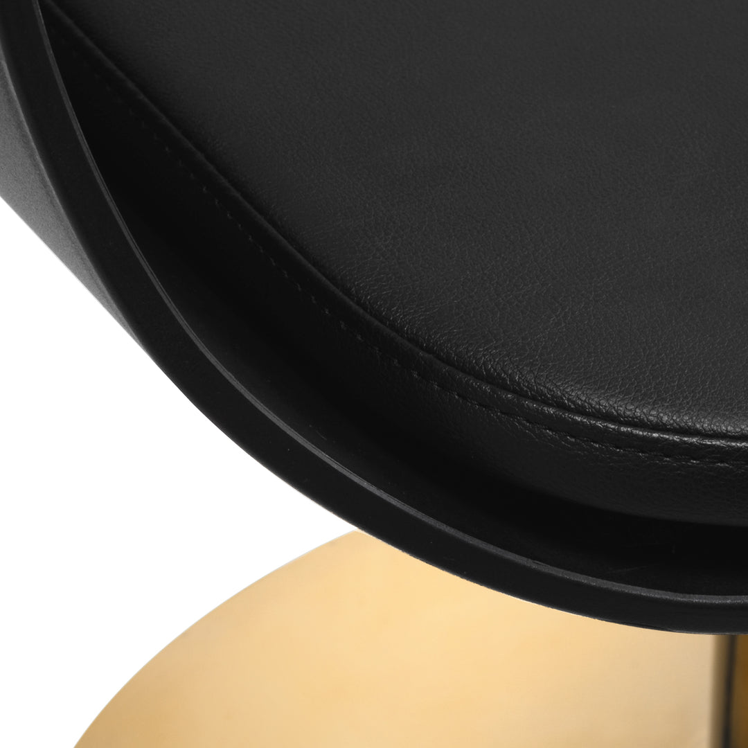 Fauteuil de Coiffeur Gabbiano A364 Noir