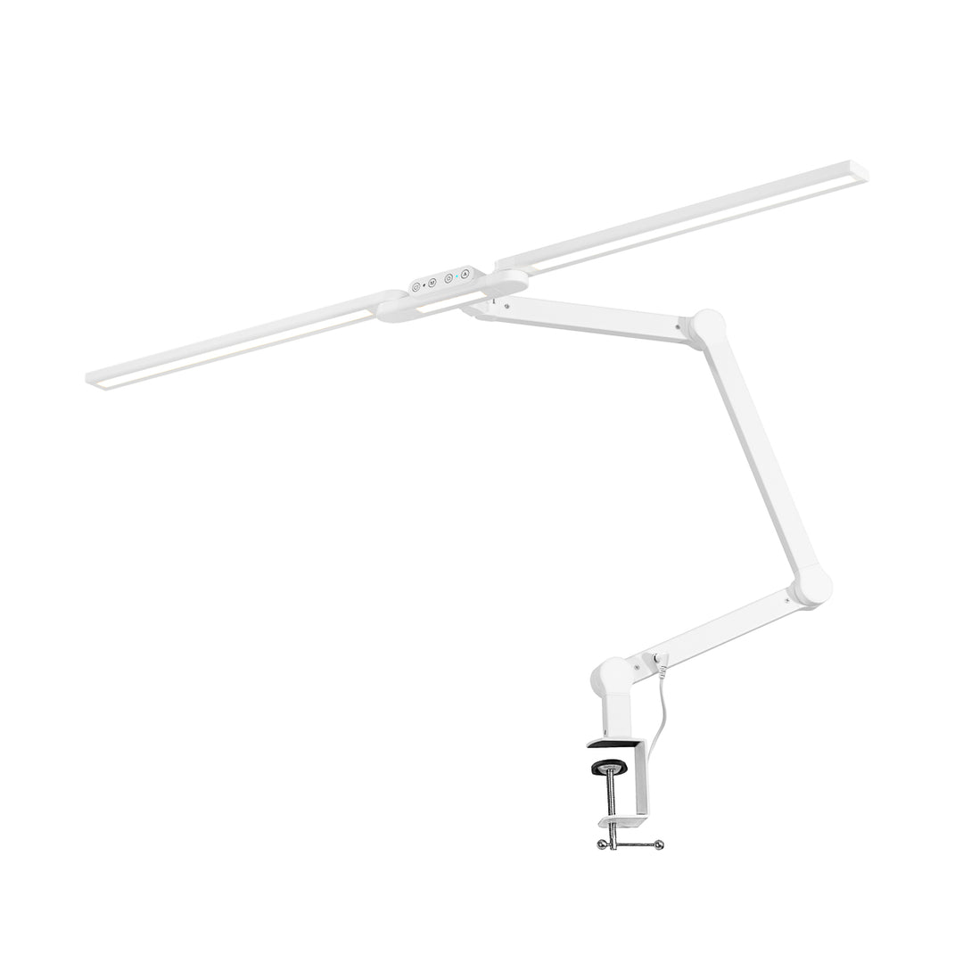 Lampe Esthétique avec Pince et Intensité et Couleur Réglables Glow L04 Blanc