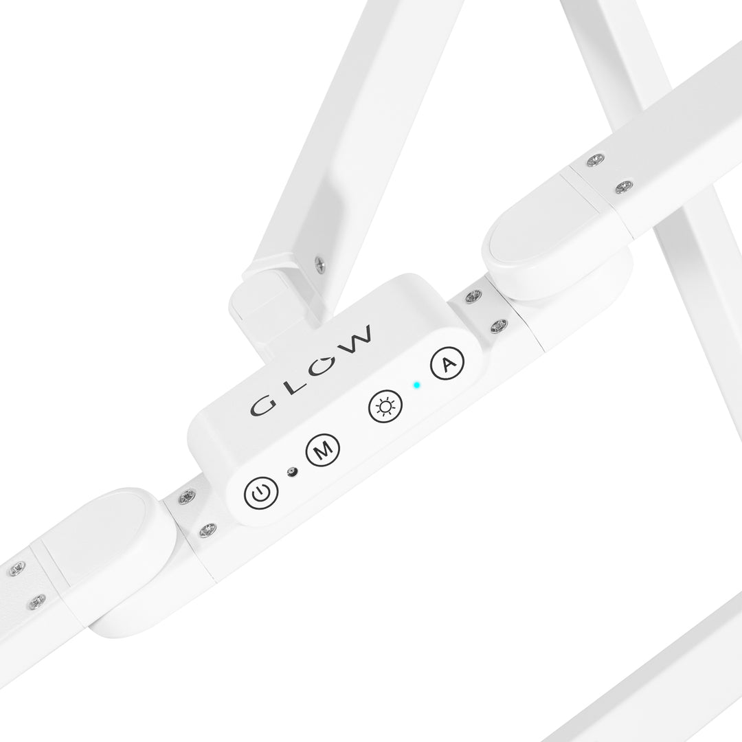 Lampe Esthétique avec Pince et Intensité et Couleur Réglables Glow L04 Blanc - image 4
