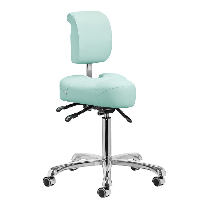 Tabouret avec Dossier et Siège Inclinable Giovanni 1005 Vert